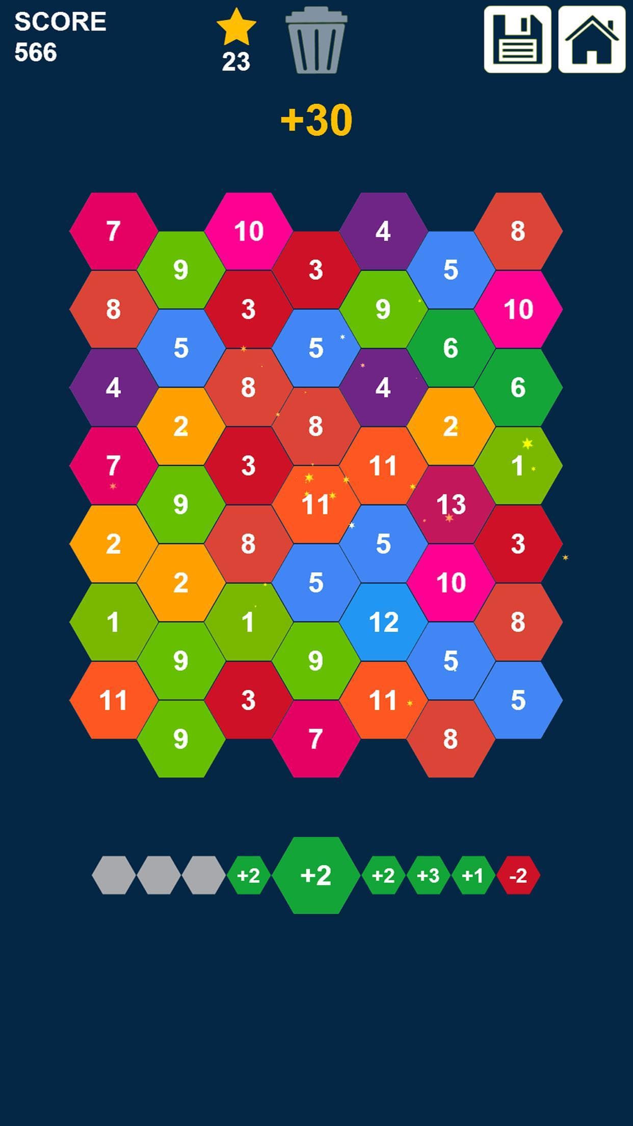 Hexa Games: Hexagon Number Puzzles Collection screenshot 5