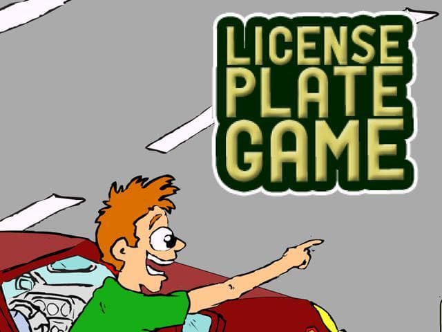 License Plate Game