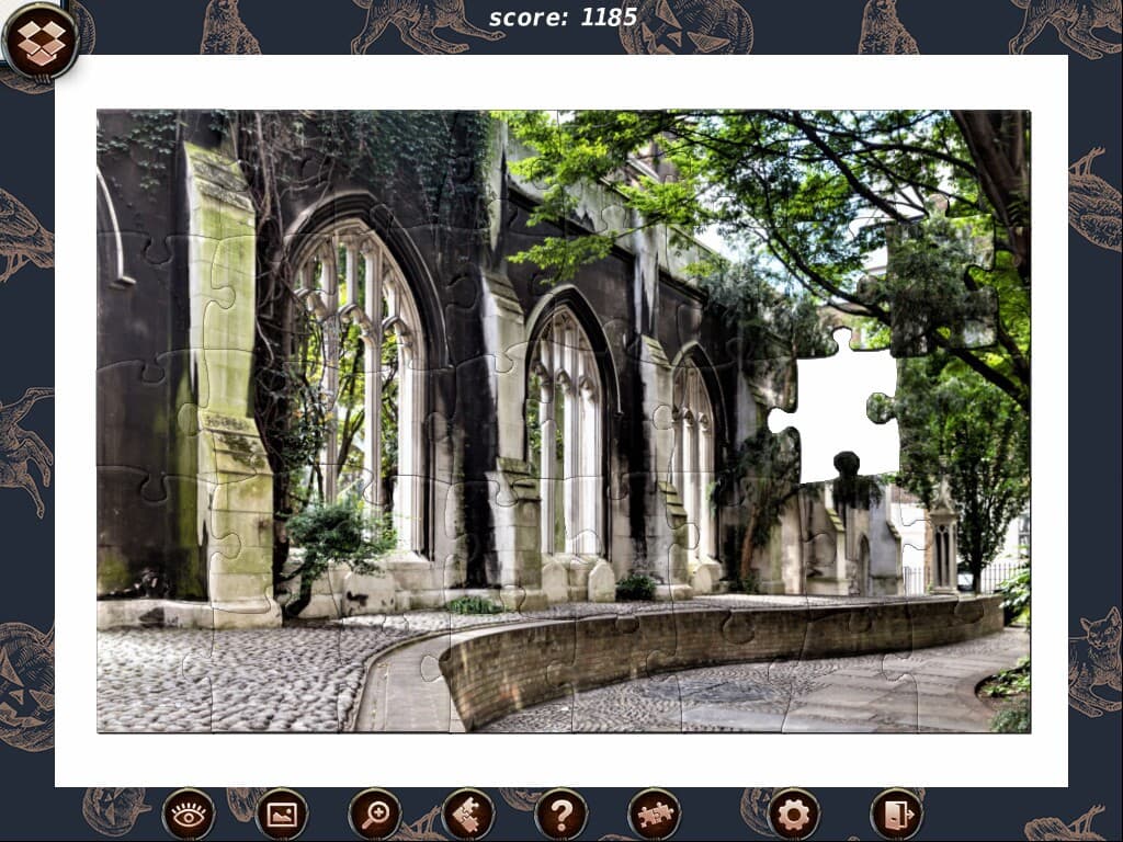 1001 Black Raven Jigsaw screenshot 4