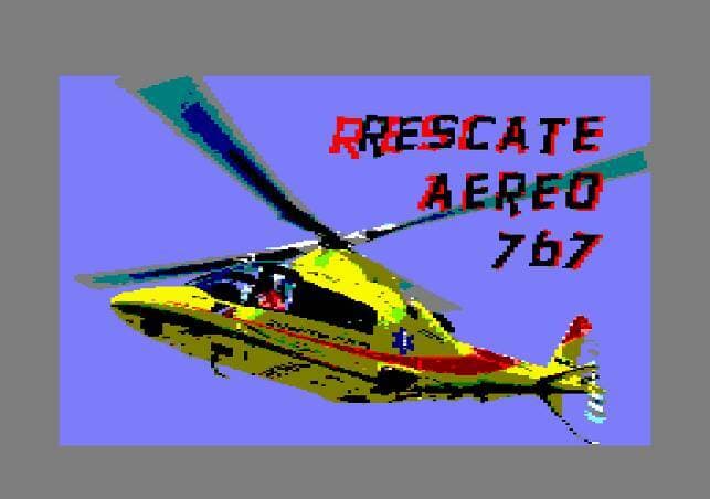 Rescate aéreo 767 - Amstrad CPC screenshot 2