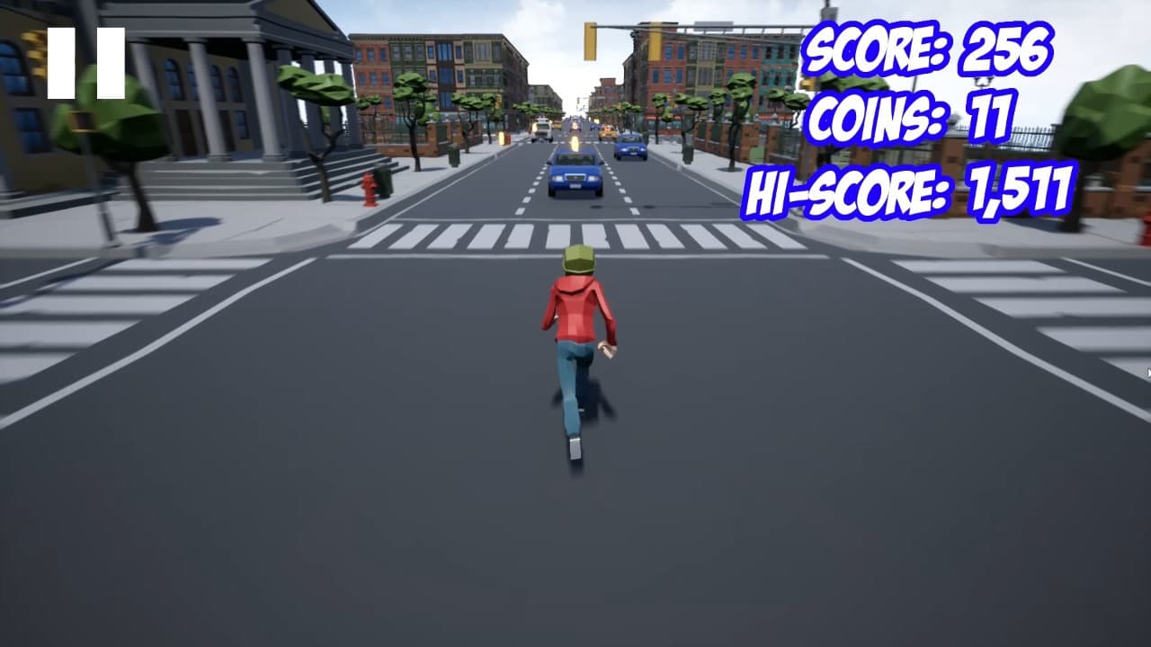City dashers arcade screenshot 2
