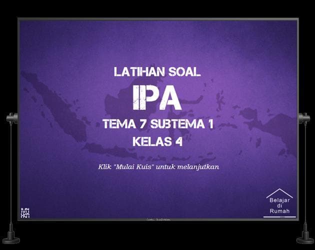 Latihan Soal Kelas 4 - IPA - Tema 7 Subtema 1