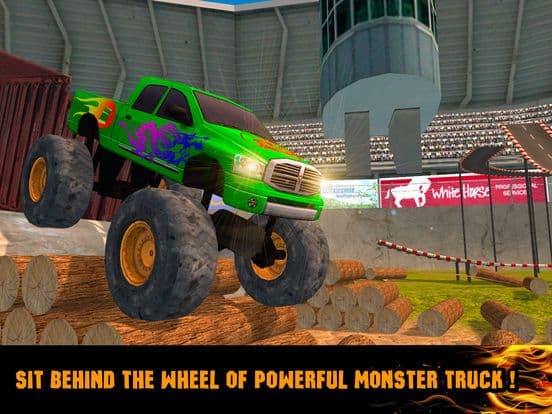 Extreme Monster Truck Stunt Racing 3D Full screenshot 2