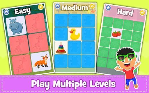 Memory Game for Kids: Animals, Preschool Learning screenshot 4