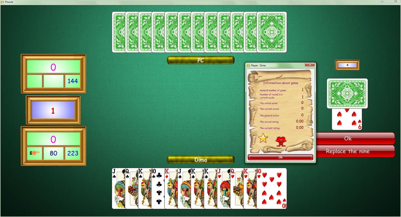 Pinocle screenshot 3