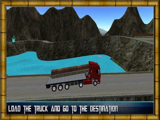 Truck Driver Simulator 2016 - Log cargo transporter truck 4x4 offroad parking game screenshot 5