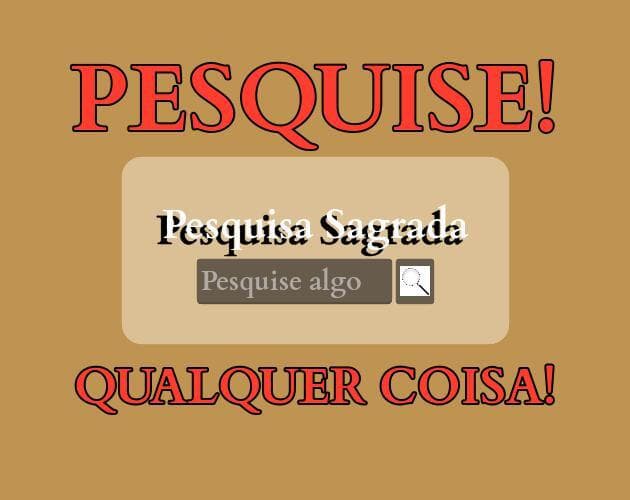Pesquisa na Bíblia Sagrada