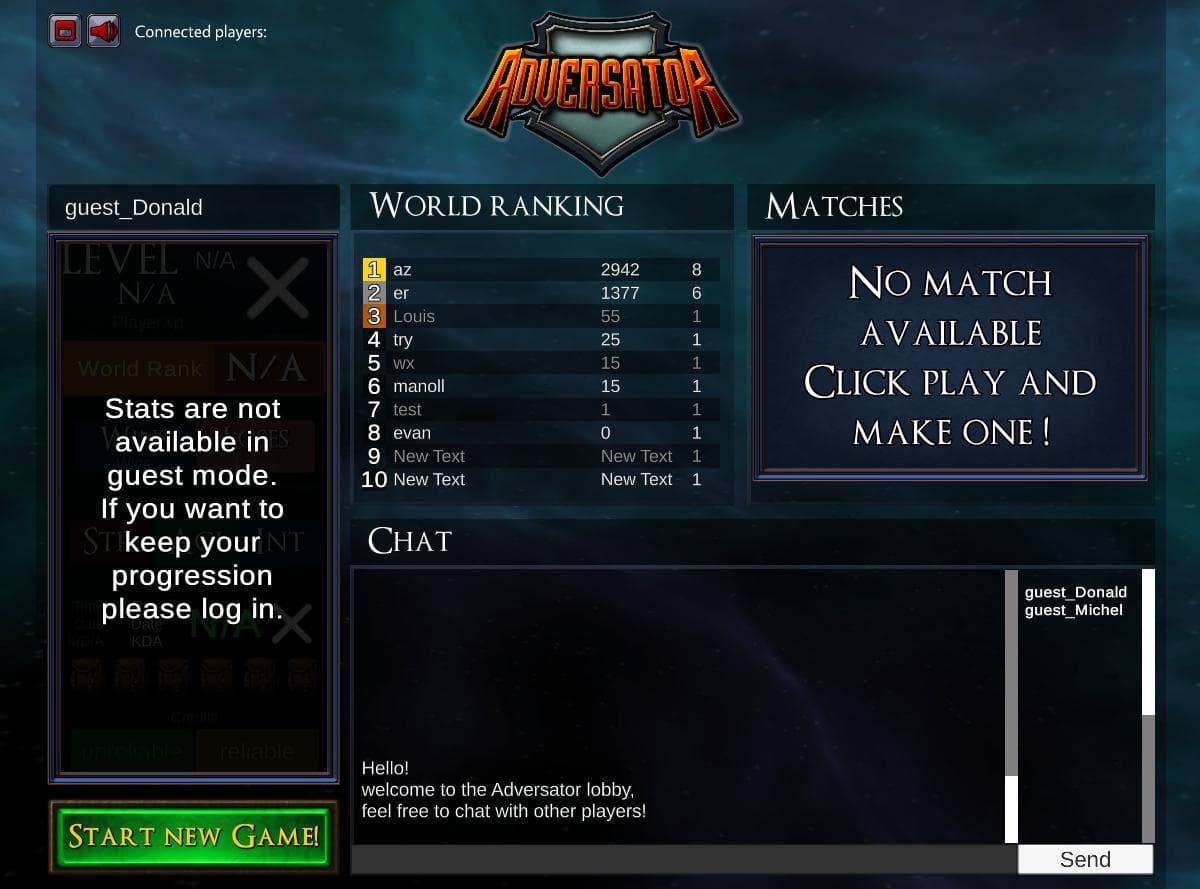 Adversator screenshot 2