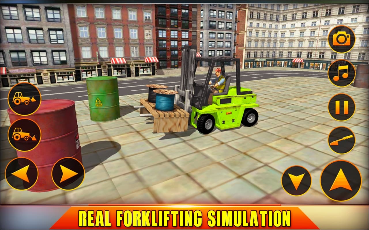 Forklift Operator Game: City Fork lift Simulator screenshot 2