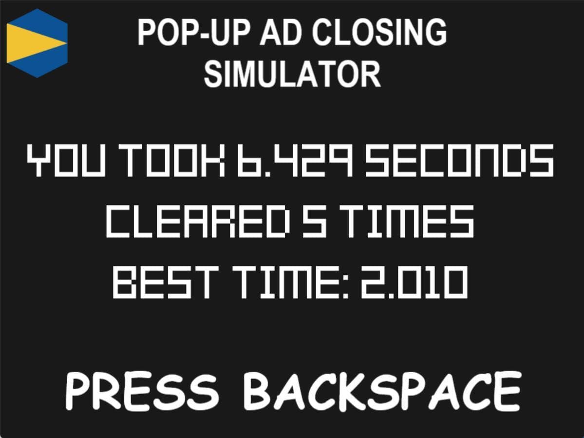 Pop-Up Ad Closing Simulator screenshot 2