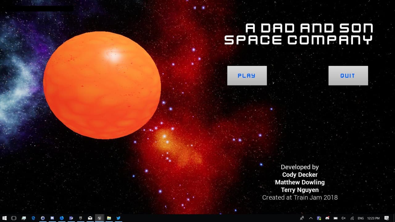 A Dad and Son Space Company