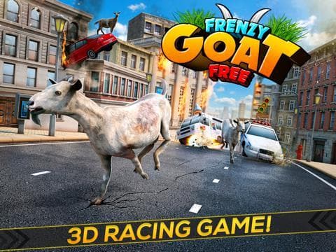 Frenzy Goat . Super Cool Mountain Simulator Game For Kids Free screenshot 2