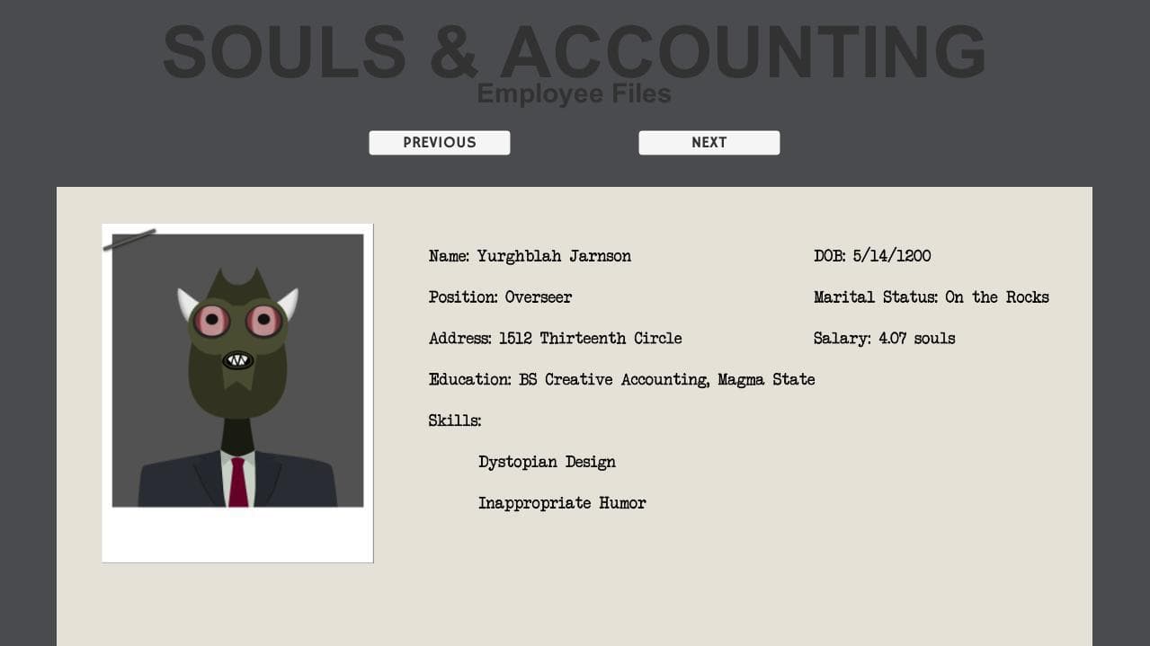 Souls & Accounting: Employee Files screenshot 4