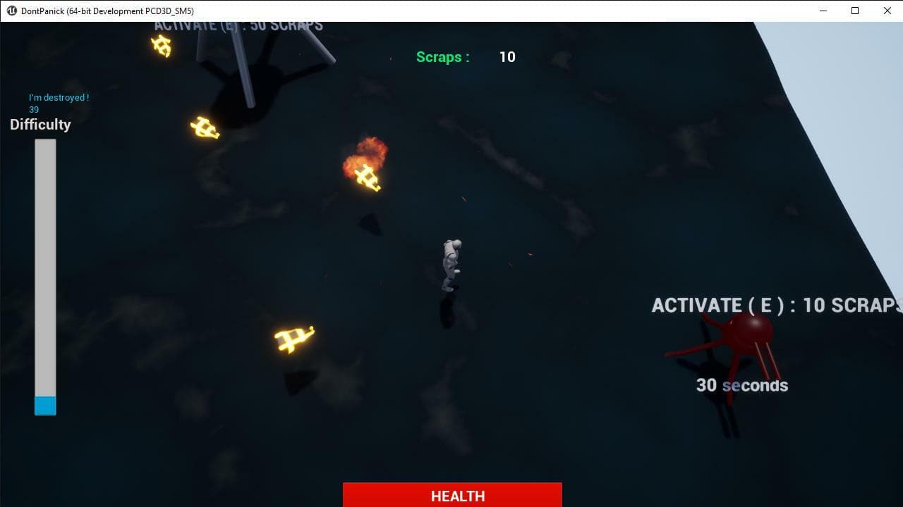 SpaceAttack! - For Houdini GameJam 2020 screenshot 2