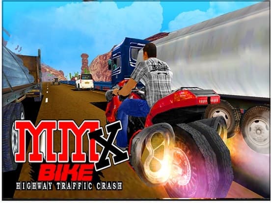 MMX Highway Bike Traffic Crash screenshot 3