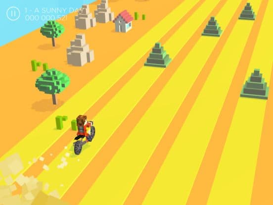 Pixel Moto 3D Turbo Driving Pocket Edition screenshot 3