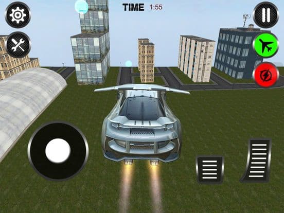 Car Racing Real Flying Game