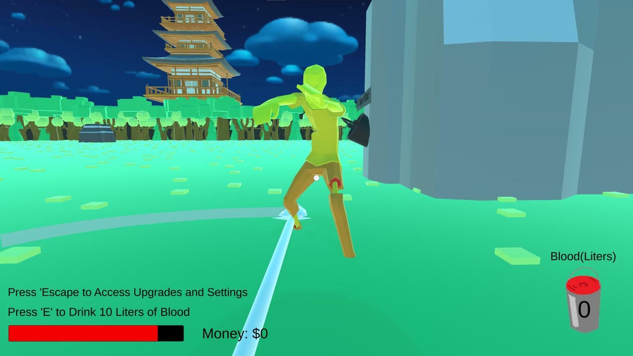 SpearBlade(2021 GMTK Game Jam Submission screenshot 3