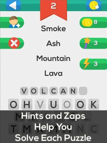 4 Hints 1 Answer - Kids Word Puzzle screenshot 3