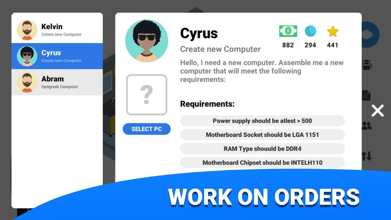 PC Creator - PC Building Simulator (itch) screenshot 6