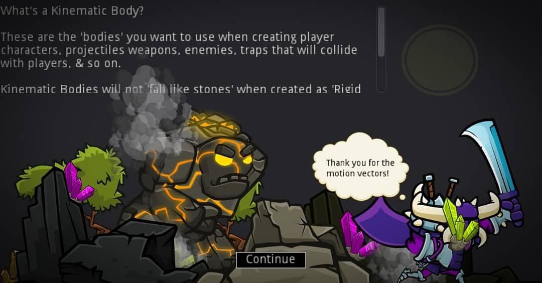 Godot "How to" Tutorial app + mini game screenshot 5