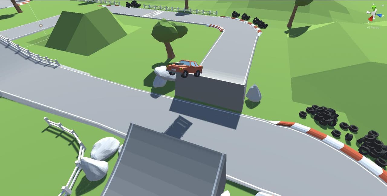 Low Poly Car Racing ! screenshot 4