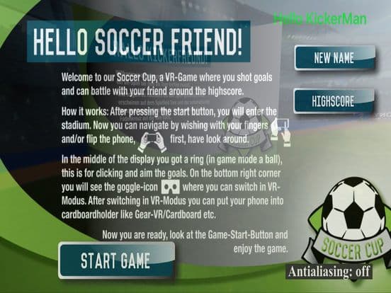 Kick-It-VR! A 3D Football VR Game screenshot 2