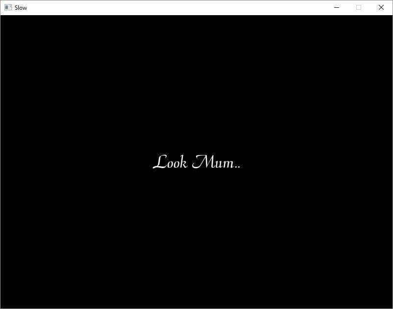 Slow screenshot 2