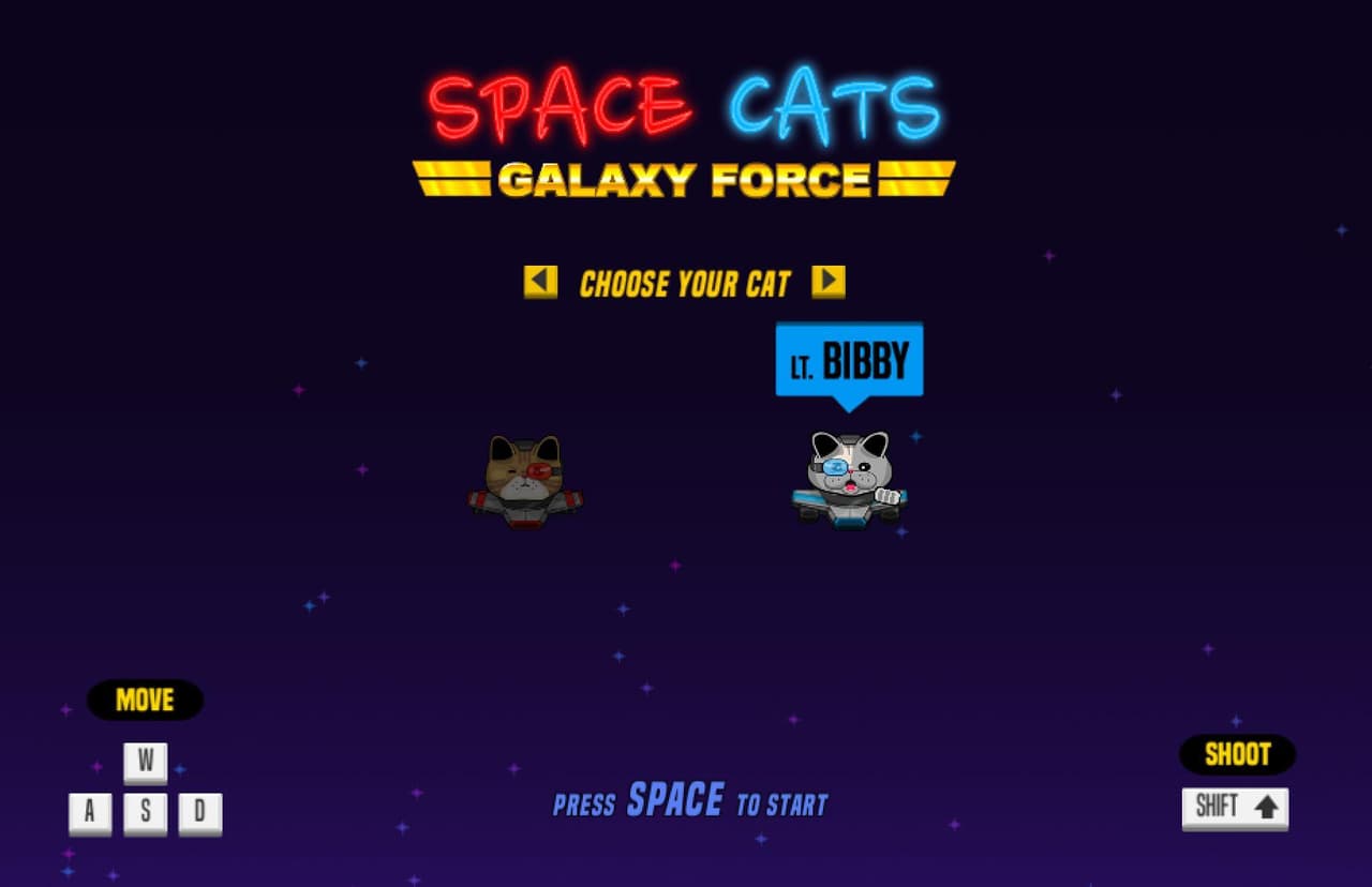 Space Cats Galaxy Force screenshot 2