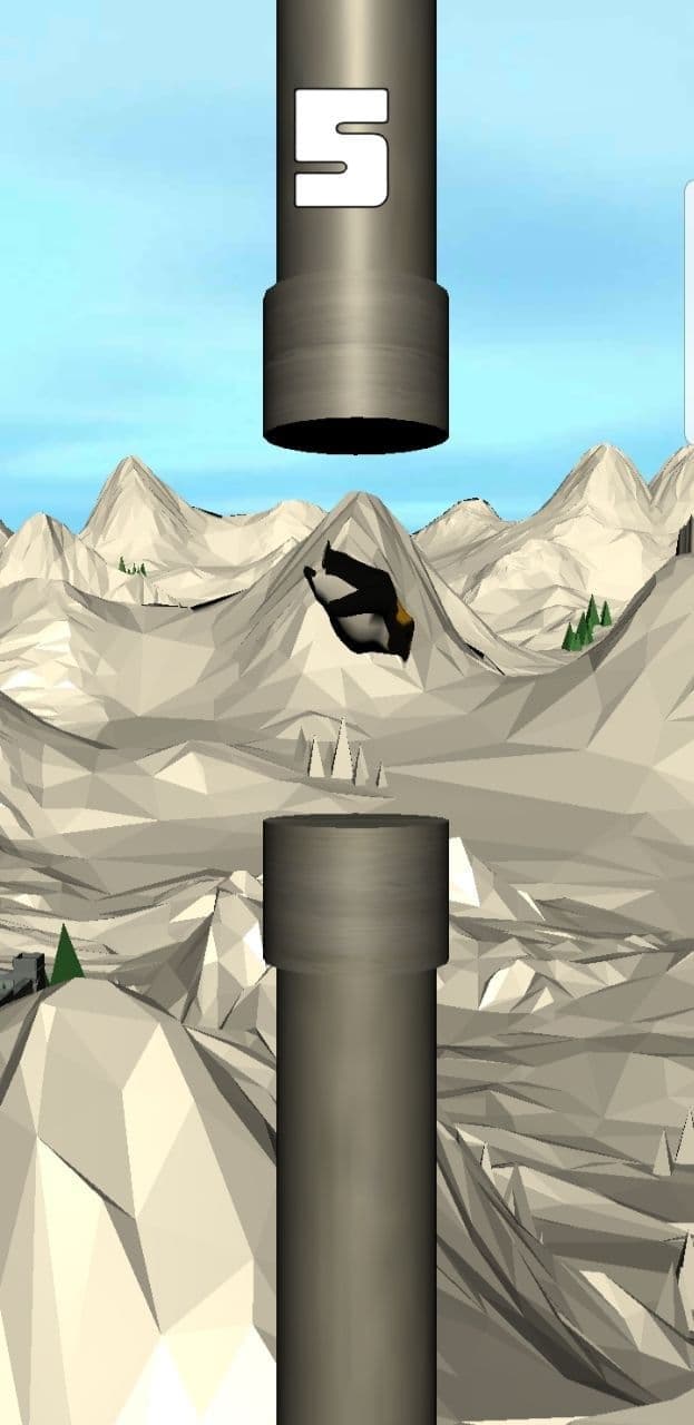 Flappy Penguin 3D screenshot 2