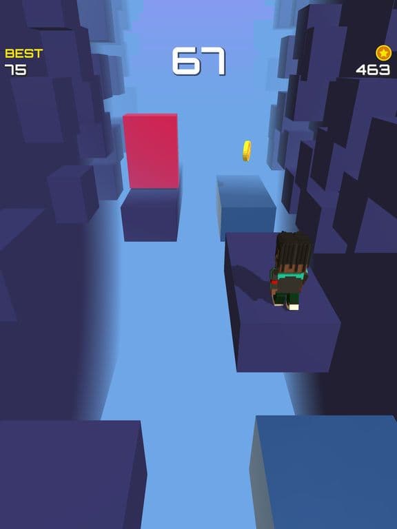 Blocky Gang Roller Jump screenshot 5
