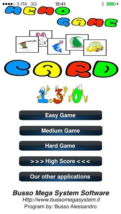 Memo Game Card screenshot 2