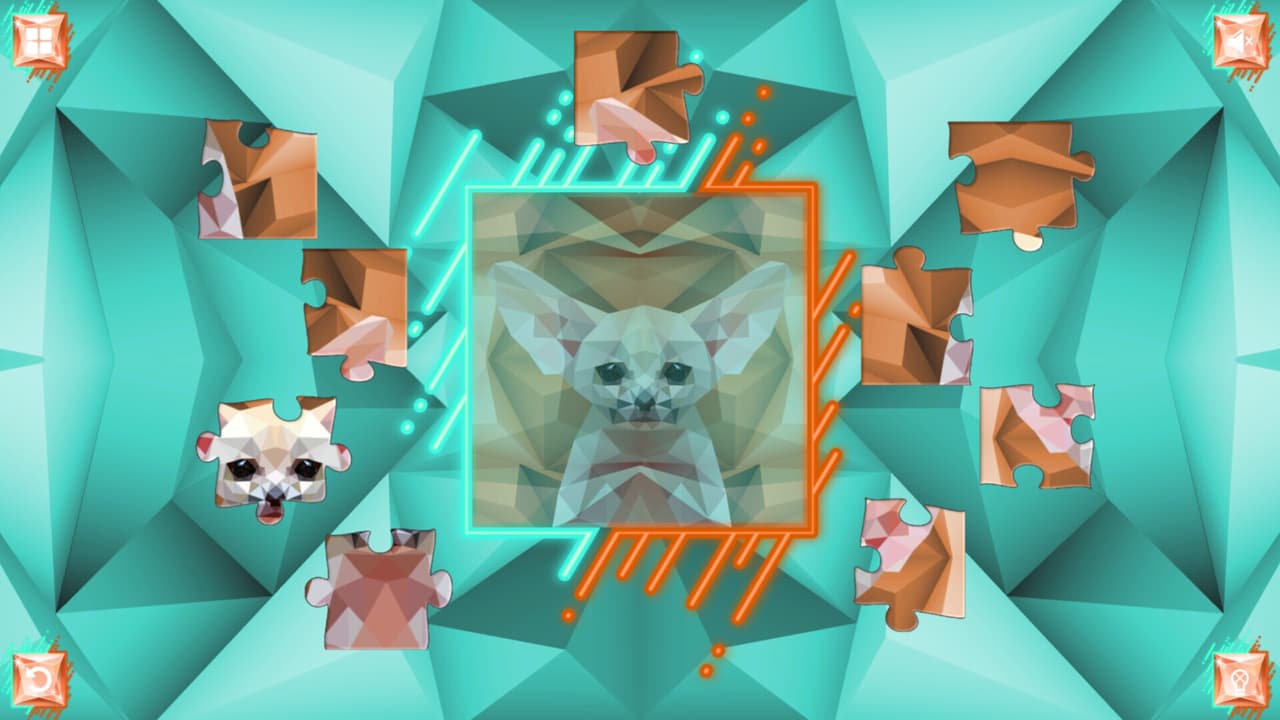 Poly Jigsaw: Predators screenshot 2