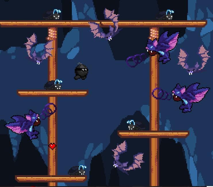 Bomby Run - Level 7, Bat Nest v1.0