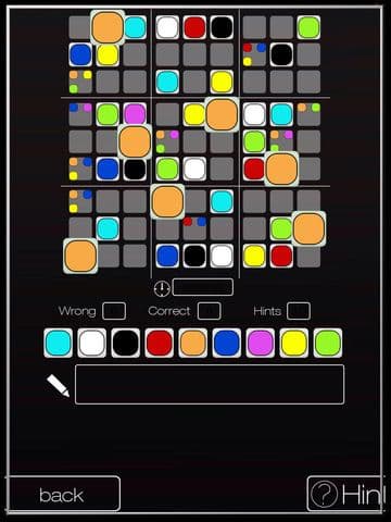 A funny Color Sudoko Game - Free screenshot 3