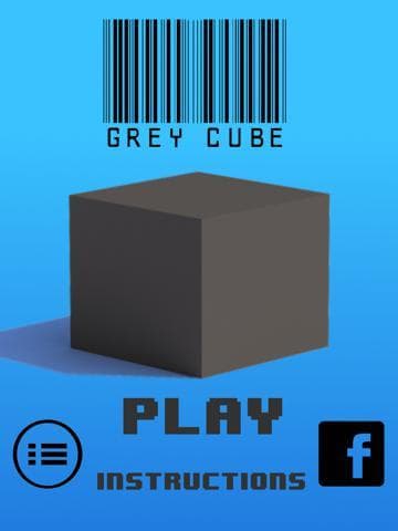 Grey Cube - Endless Barrier Runner screenshot 3