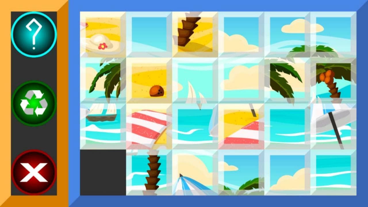Slide Puzzle Beach [Mobile-Android]