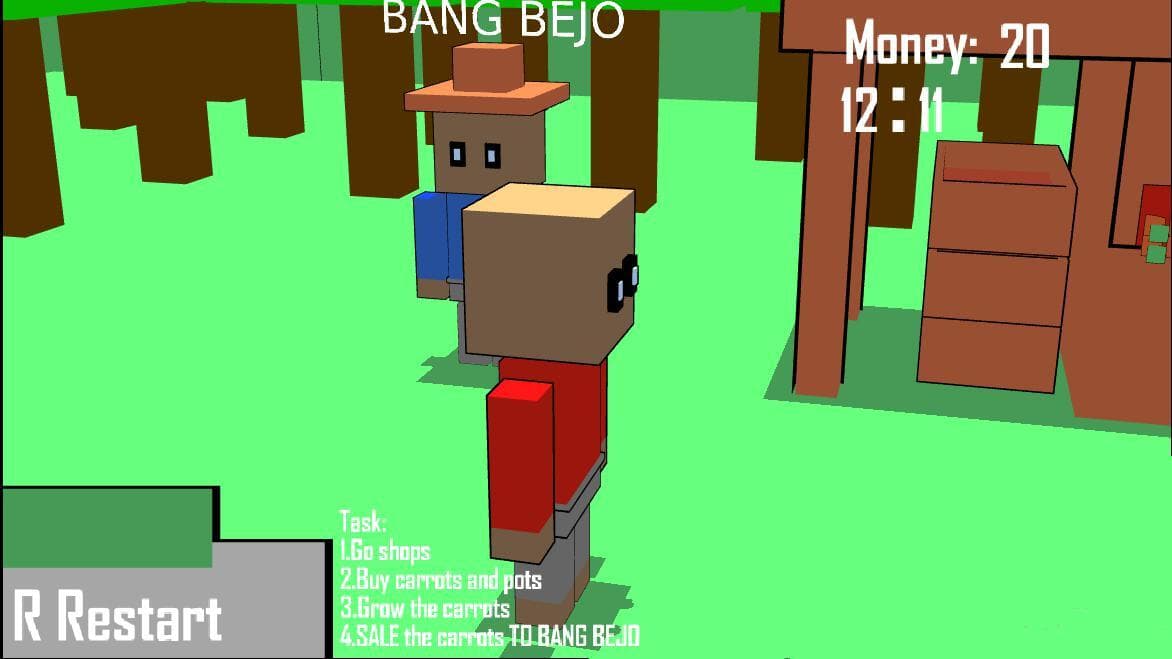 Farm simulator prototype screenshot 3