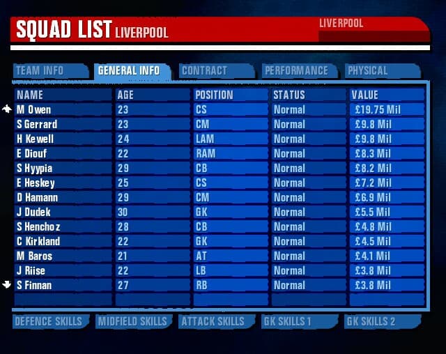 Premier Manager 03/04 screenshot 3