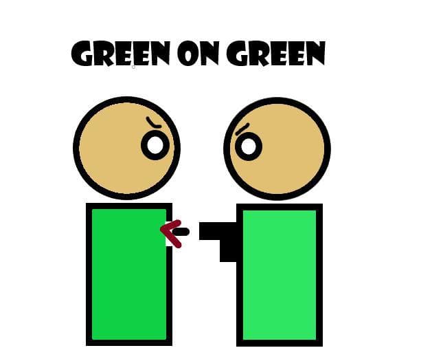 Green on Green