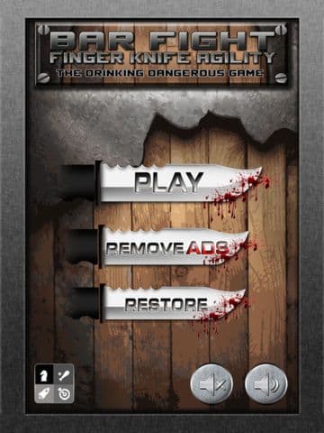 Bar Fight Finger Knife Agility: The drinking dangerous game - Free Edition screenshot 2