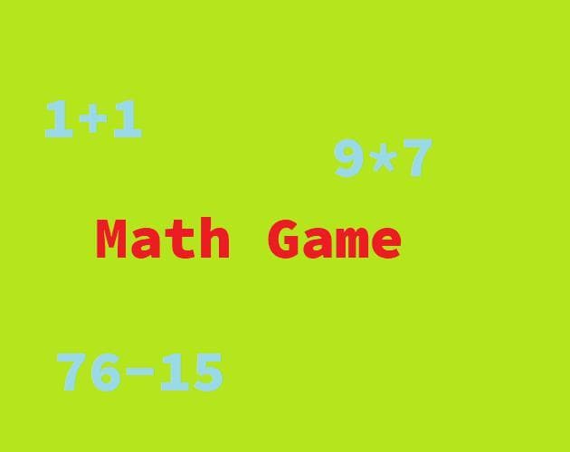 Math Game (itch) (Rusae)
