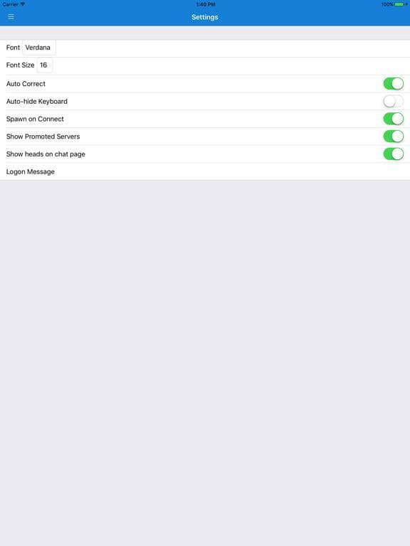 MineChat Mobile screenshot 5