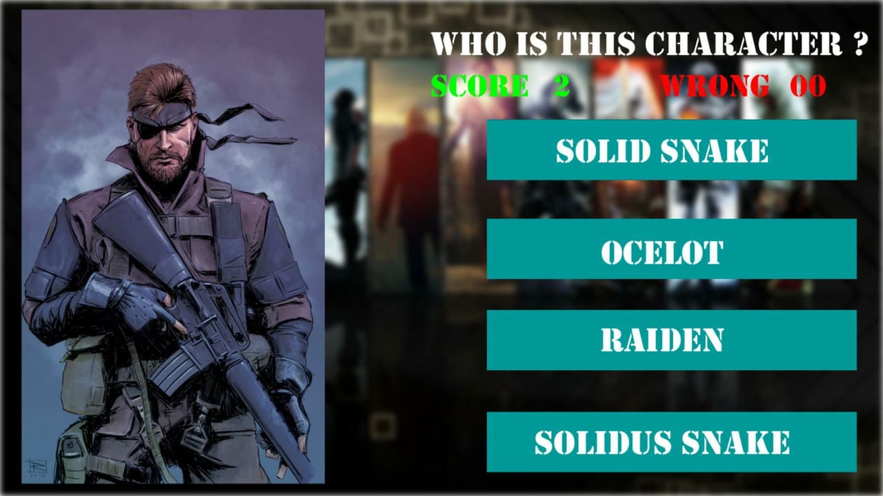 Identify the Game Character. screenshot 3