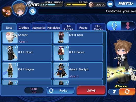 KINGDOM HEARTS Union χ[Cross] screenshot 2