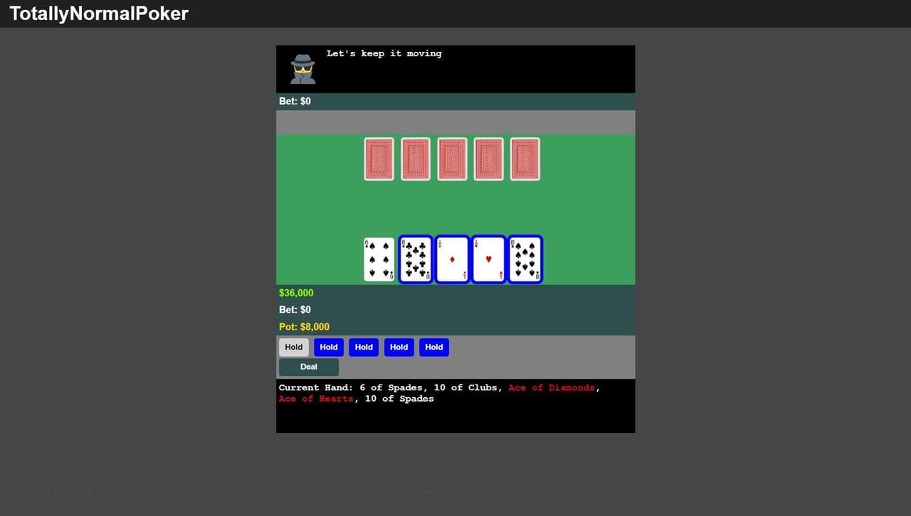 Totally Normal Poker screenshot 4