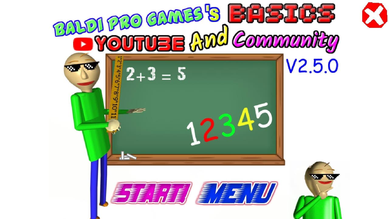 Baldi Pro Gamess Basics Youtube and Community