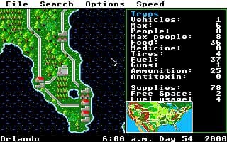 Roadwar 2000 screenshot 5