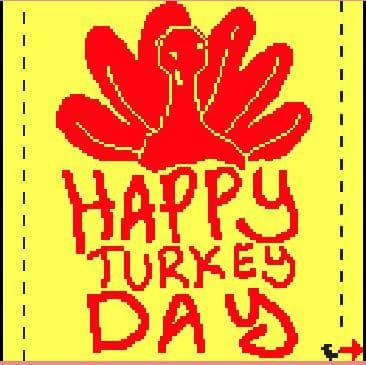 "Happy Turkey Day", a Bird Nest Heroes bitsy