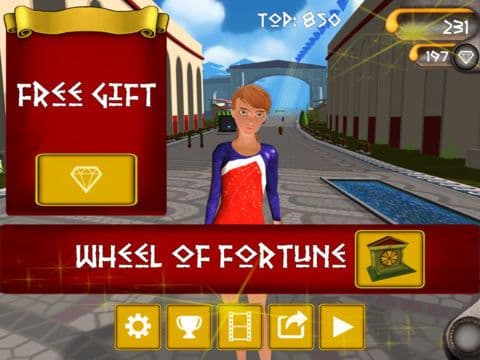 Gym Runner - The Endless Gymnastics Adventure! screenshot 3